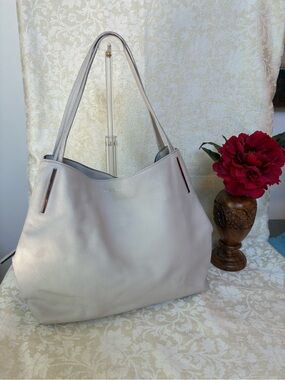 Vince Camuto Soft Pebbled Leather Hobo Shoulder Bag